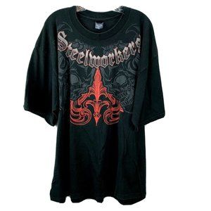 United Steelworkers T Shirt size 2XL Double Sided Graphic Local 2-148 Neenah WI